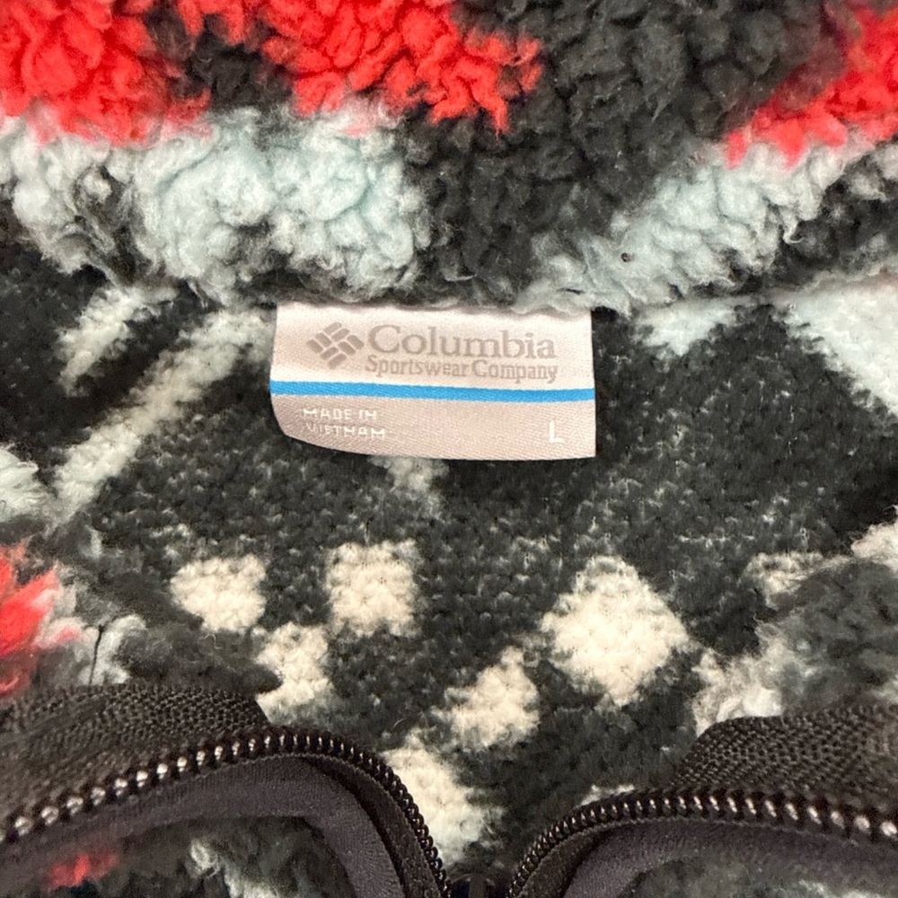 Columbia NWT Women's West Bend Quarter Zip Fleece Pullover Jacket L Western - Picture 3 of 6